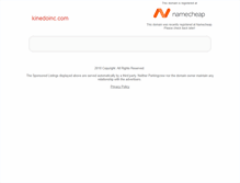 Tablet Screenshot of kinedoinc.com